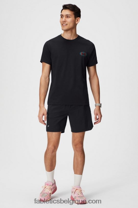 le tee 24-7 183 Hommes Fabletics 404P0T3513 noir dans le monde entier