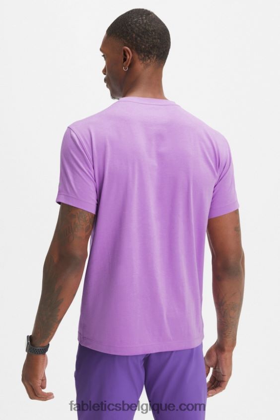 le tee 24-7 184 Hommes Fabletics 404P0T3517 fumée mauve