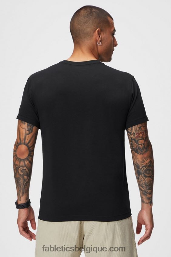 le tee 24-7 185 Hommes Fabletics 404P0T3544 champion du pb noir