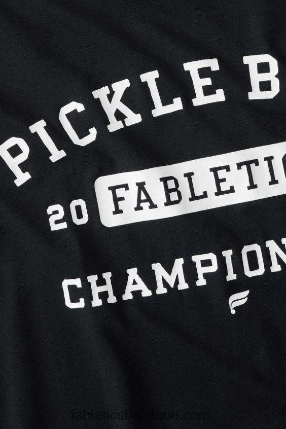 le tee 24-7 185 Hommes Fabletics 404P0T3544 champion du pb noir