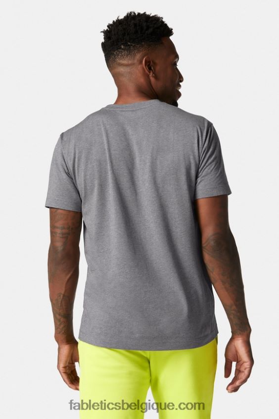 le tee 24-7 185 Hommes Fabletics 404P0T3546 bruyère anthracite