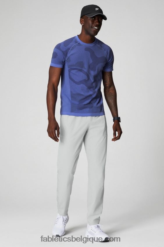 le tee de la journée d\'entraînement 174 Hommes Fabletics 404P0T3459 punch pervenche vagues d\'été
