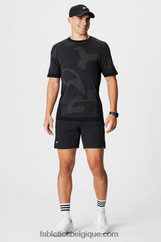 le tee de la journée d\'entraînement 174 Hommes Fabletics 404P0T3460 vagues noires d\'été