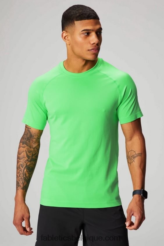le tee de la journée d'entraînement 176 Hommes Fabletics 404P0T3468 tilleul sauvage