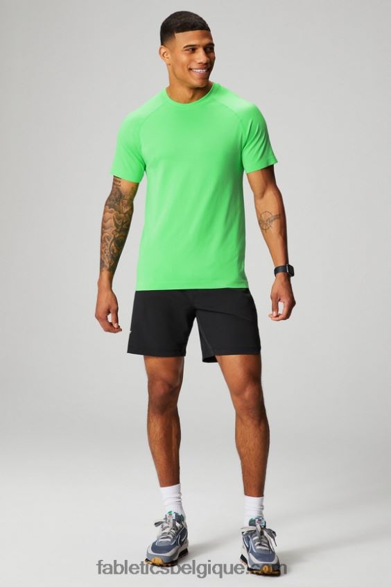 le tee de la journée d\'entraînement 176 Hommes Fabletics 404P0T3468 tilleul sauvage