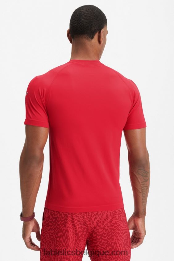 le tee de la journée d\'entraînement 176 Hommes Fabletics 404P0T3470 cerise classique