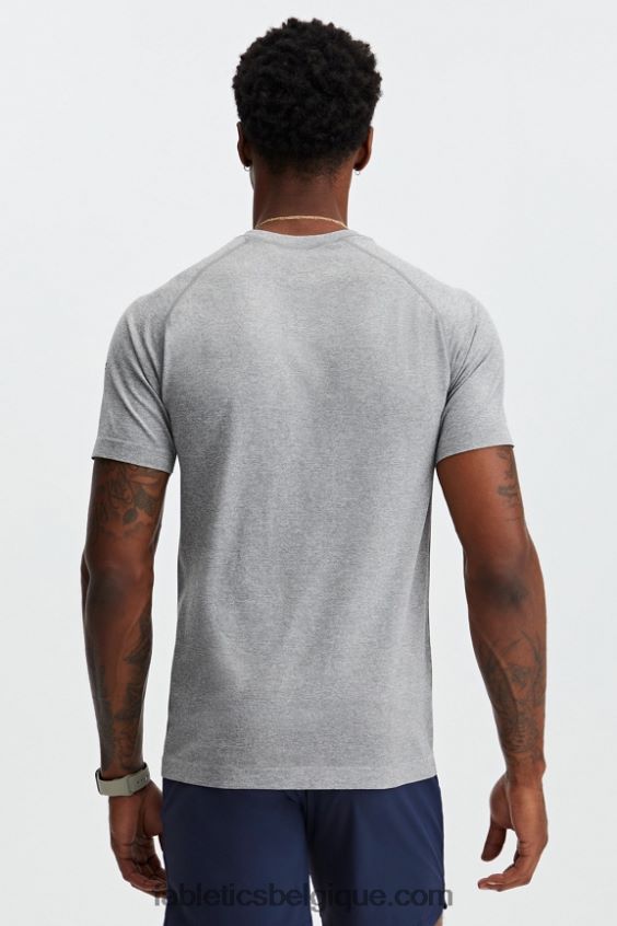 le tee de la journée d\'entraînement 178 Hommes Fabletics 404P0T3479 htr gris moyen
