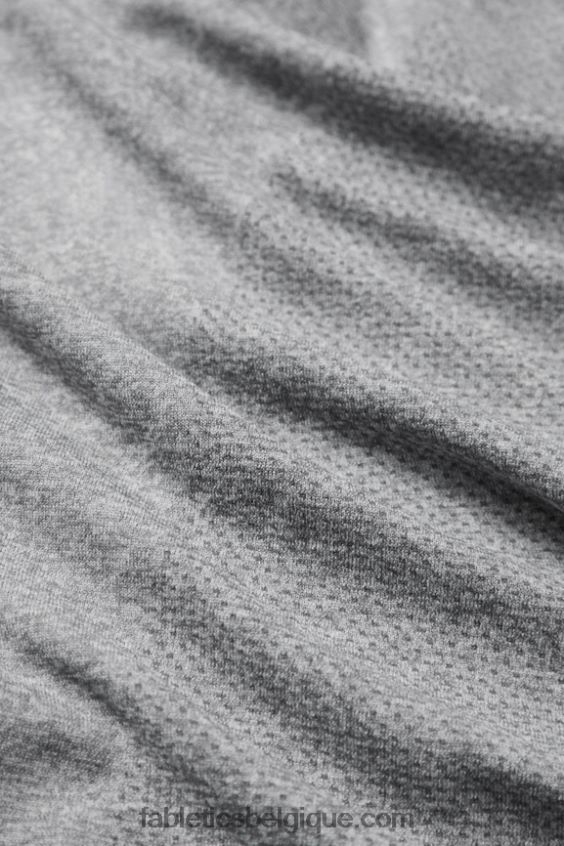le tee de la journée d\'entraînement 178 Hommes Fabletics 404P0T3479 htr gris moyen