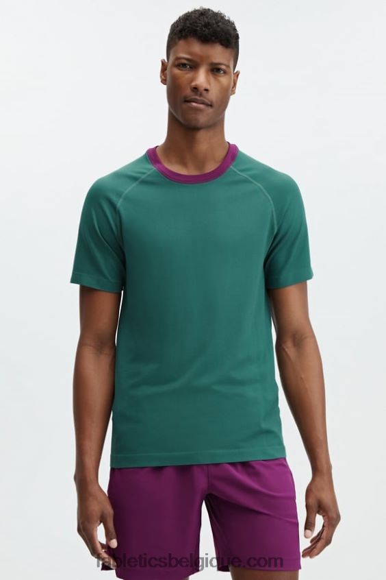le tee de la journée d'entraînement 178 Hommes Fabletics 404P0T3480 vert azur