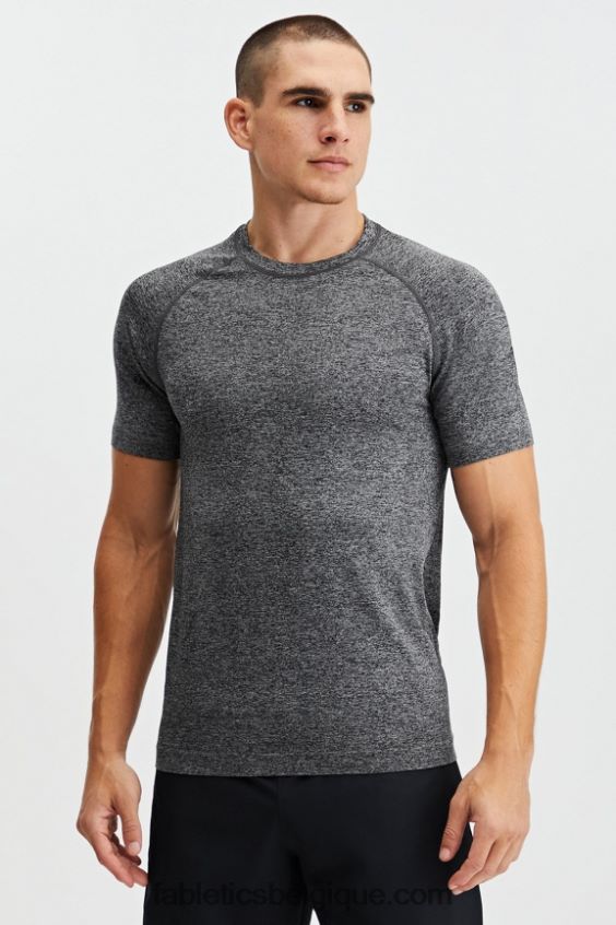 le tee de la journée d'entraînement 178 Hommes Fabletics 404P0T3481 htr gris foncé