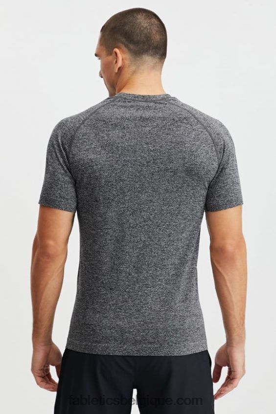 le tee de la journée d\'entraînement 178 Hommes Fabletics 404P0T3481 htr gris foncé