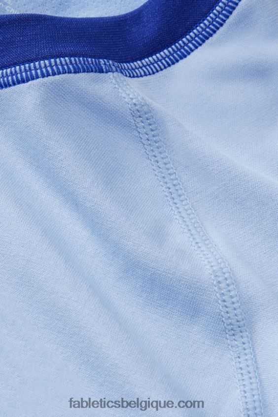 le tee de la journée d\'entraînement 179 Hommes Fabletics 404P0T3485 bleu vapeur