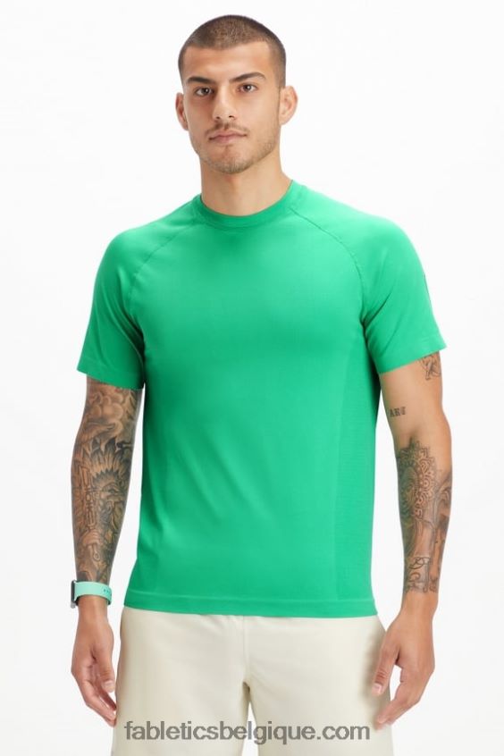 le tee de la journée d'entraînement 180 Hommes Fabletics 404P0T3487 vert essentiel