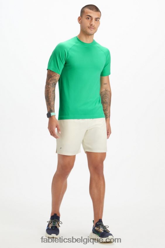 le tee de la journée d\'entraînement 180 Hommes Fabletics 404P0T3487 vert essentiel