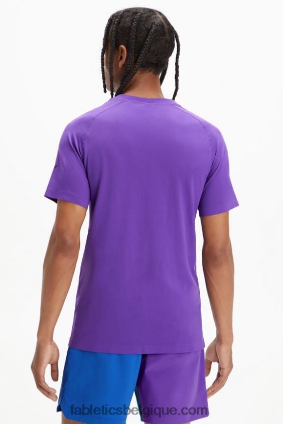 le tee de la journée d\'entraînement 180 Hommes Fabletics 404P0T3490 prune royale