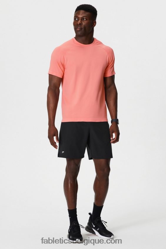 le tee de la journée d\'entraînement 185 Hommes Fabletics 404P0T3547 baiser de pêche