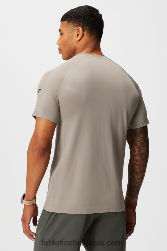 le tee de la journée d\'entraînement 186 Hommes Fabletics 404P0T3548 kaki brutaliste
