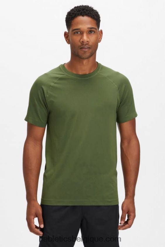 le tee de la journée d'entraînement 186 Hommes Fabletics 404P0T3550 mousse noire