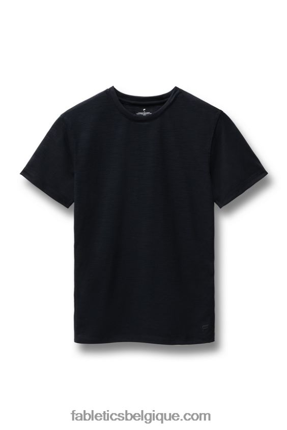 le tee de la première rangée Hommes Fabletics 404P0T3552 noir