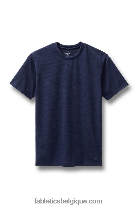 le tee de la première rangée Hommes Fabletics 404P0T3553 marine