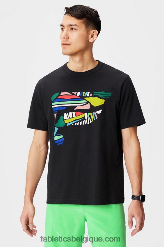 le tee-shirt r&r Hommes Fabletics 404P0T3526 collage noir