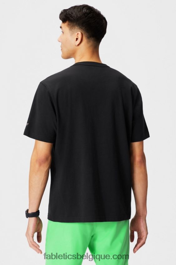 le tee-shirt r&r Hommes Fabletics 404P0T3526 collage noir
