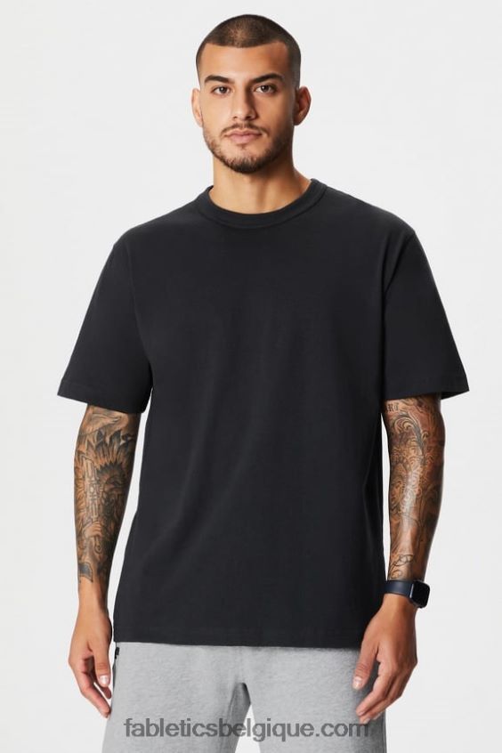 le tee-shirt r&r Hommes Fabletics 404P0T3527 noir
