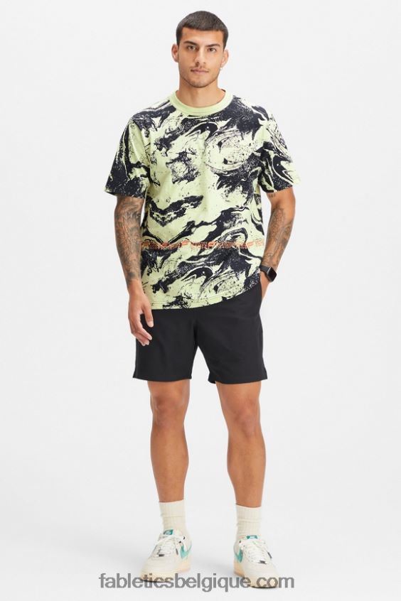 le tee-shirt r&r Hommes Fabletics 404P0T3529 grain de sport lumineux