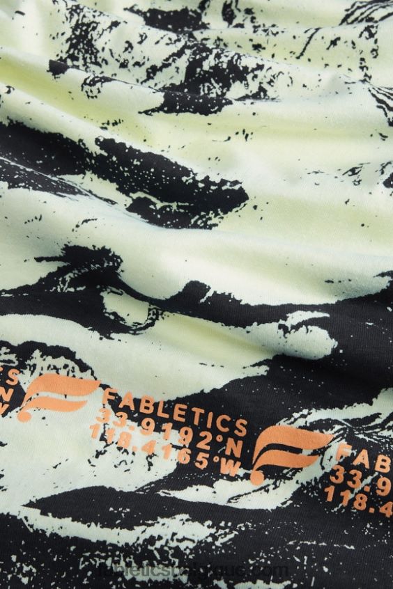 le tee-shirt r&r Hommes Fabletics 404P0T3529 grain de sport lumineux