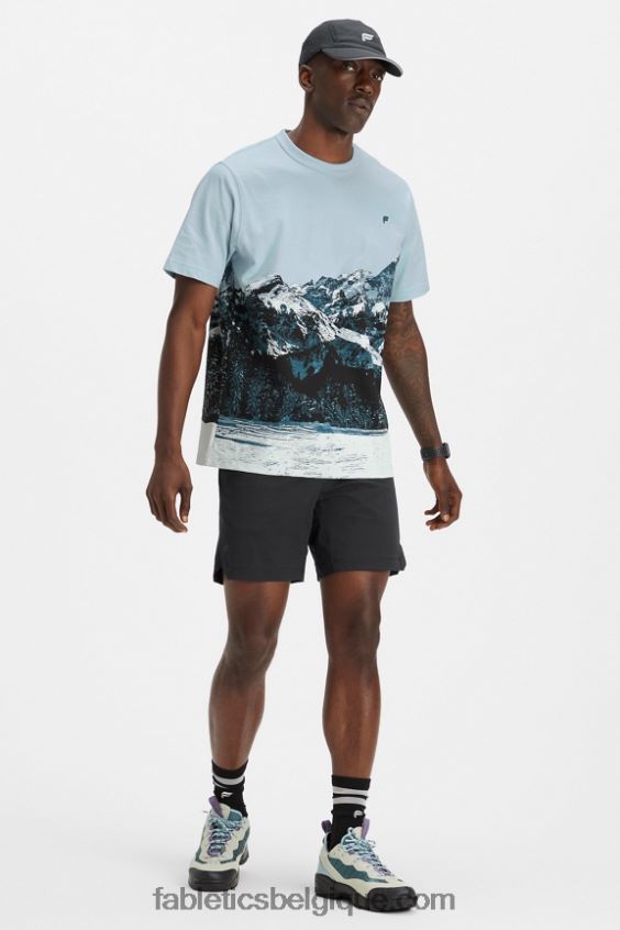 le tee-shirt r&r Hommes Fabletics 404P0T3531 au-delà du bord