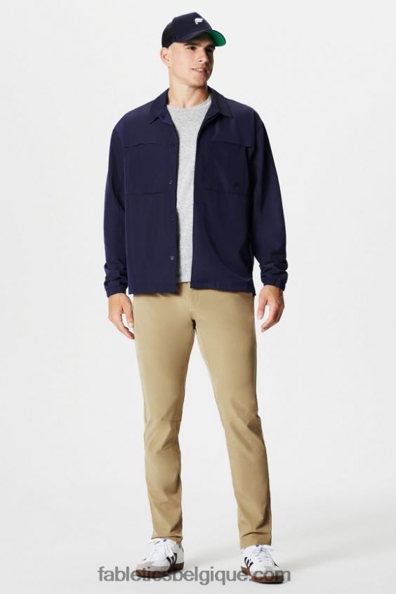 la veste d\'avant-poste Hommes Fabletics 404P0T3632 bleu marine profond