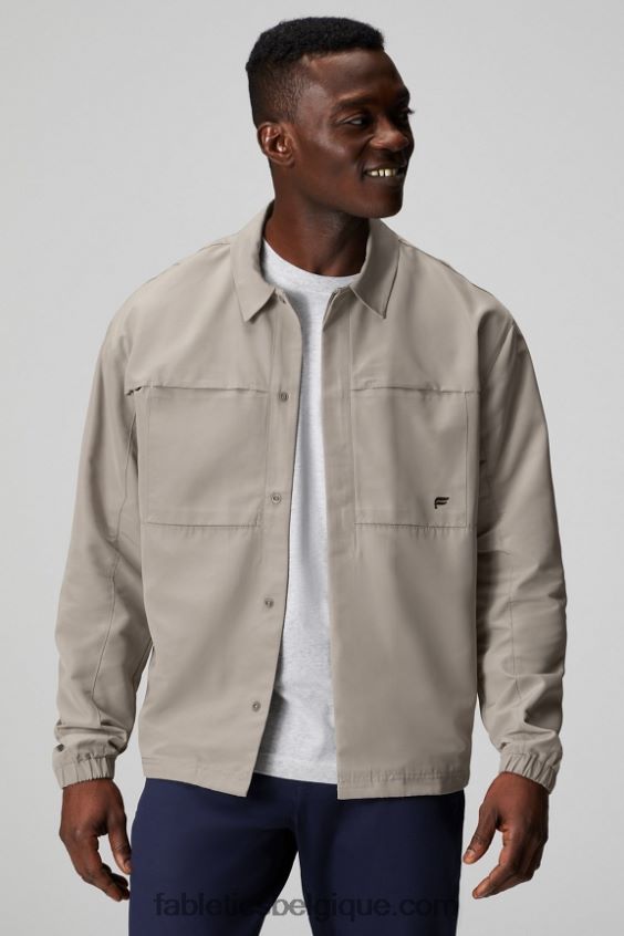 la veste d'avant-poste Hommes Fabletics 404P0T3633 kaki brutaliste