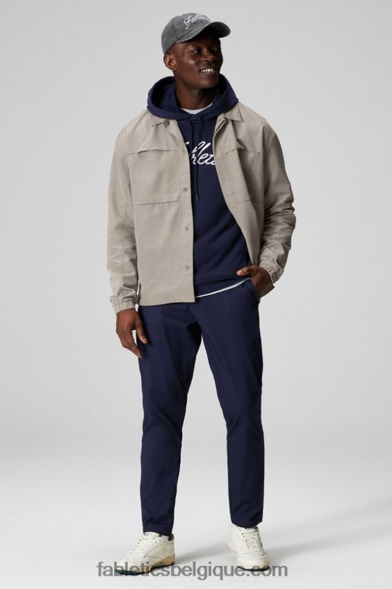 la veste d\'avant-poste Hommes Fabletics 404P0T3633 kaki brutaliste