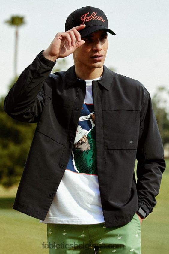 la veste d'avant-poste Hommes Fabletics 404P0T3634 noir