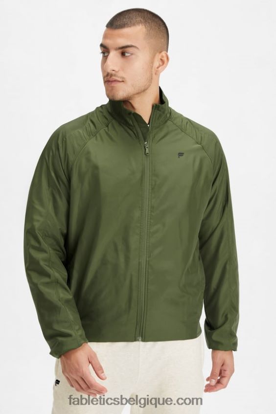 la veste d'intervalle Hommes Fabletics 404P0T3641 mousse noire
