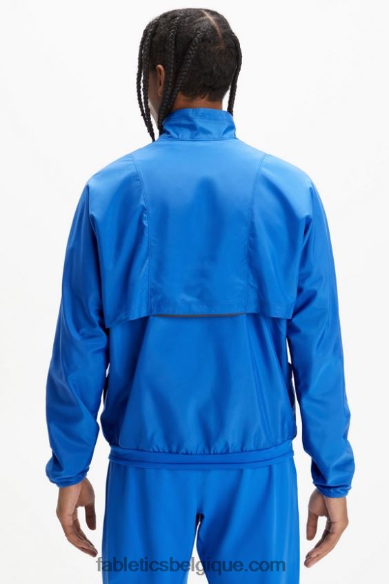 la veste d\'intervalle Hommes Fabletics 404P0T3643 bleu de course