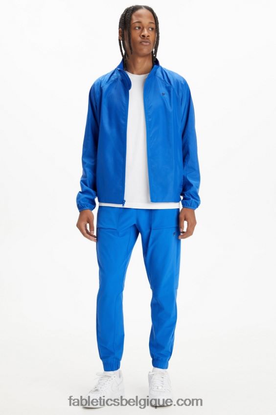 la veste d\'intervalle Hommes Fabletics 404P0T3643 bleu de course
