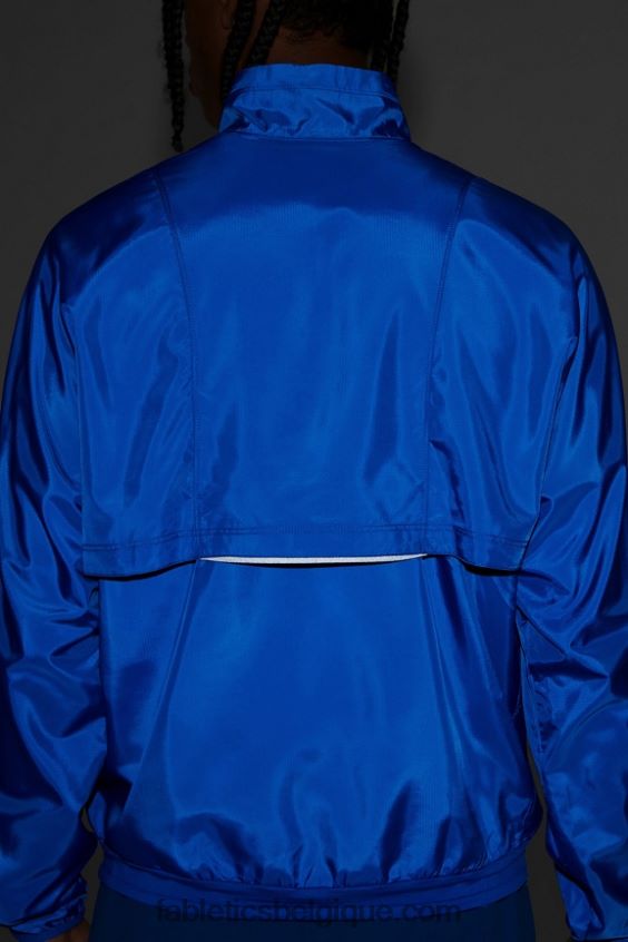 la veste d\'intervalle Hommes Fabletics 404P0T3643 bleu de course